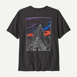 Patagonia M's Cloud Crag T-Shirt - Black