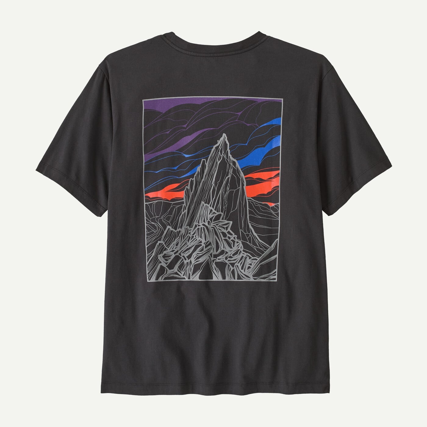 Patagonia M's Cloud Crag T-Shirt - Black