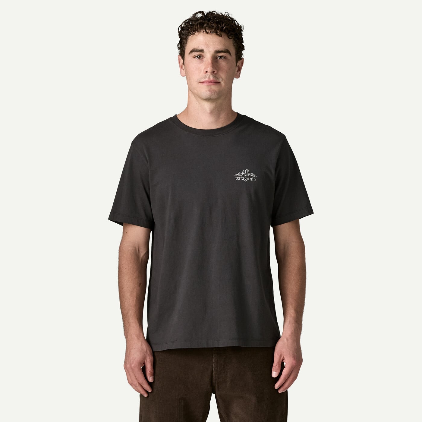 Patagonia M's Cloud Crag T-Shirt - Black