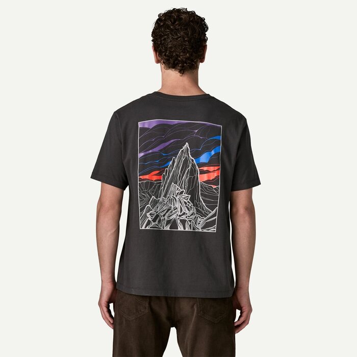 Patagonia M's Cloud Crag T-Shirt - Black