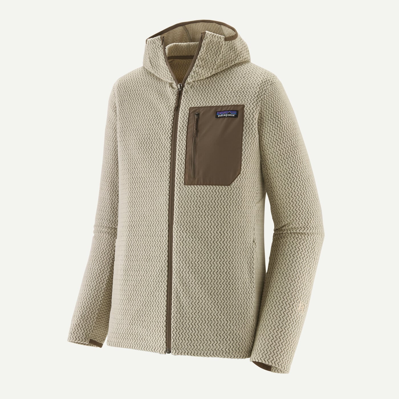 Patagonia M's R1 Air Full Zip Hoody - Pelican