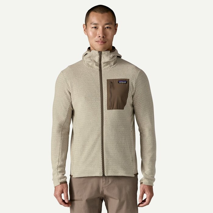 Patagonia M's R1 Air Full Zip Hoody - Pelican