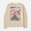 M's L/S Cloud Crag T-Shirt - Undyed Natural