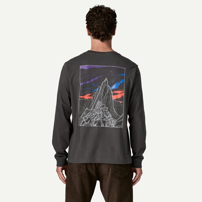 Patagonia M's L/S Cloud Crag T-Shirt - Undyed Natural
