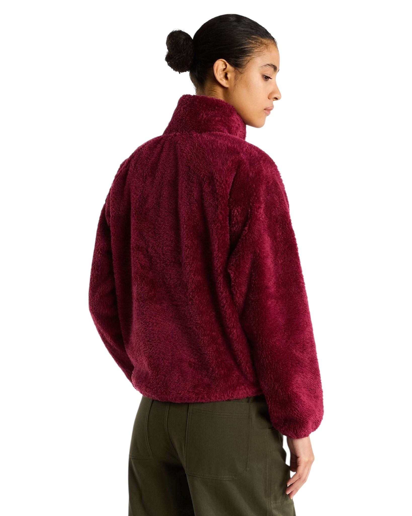 The North Face W' Osito Evolve 1/2 Zip Jacket - Burgundy Crush