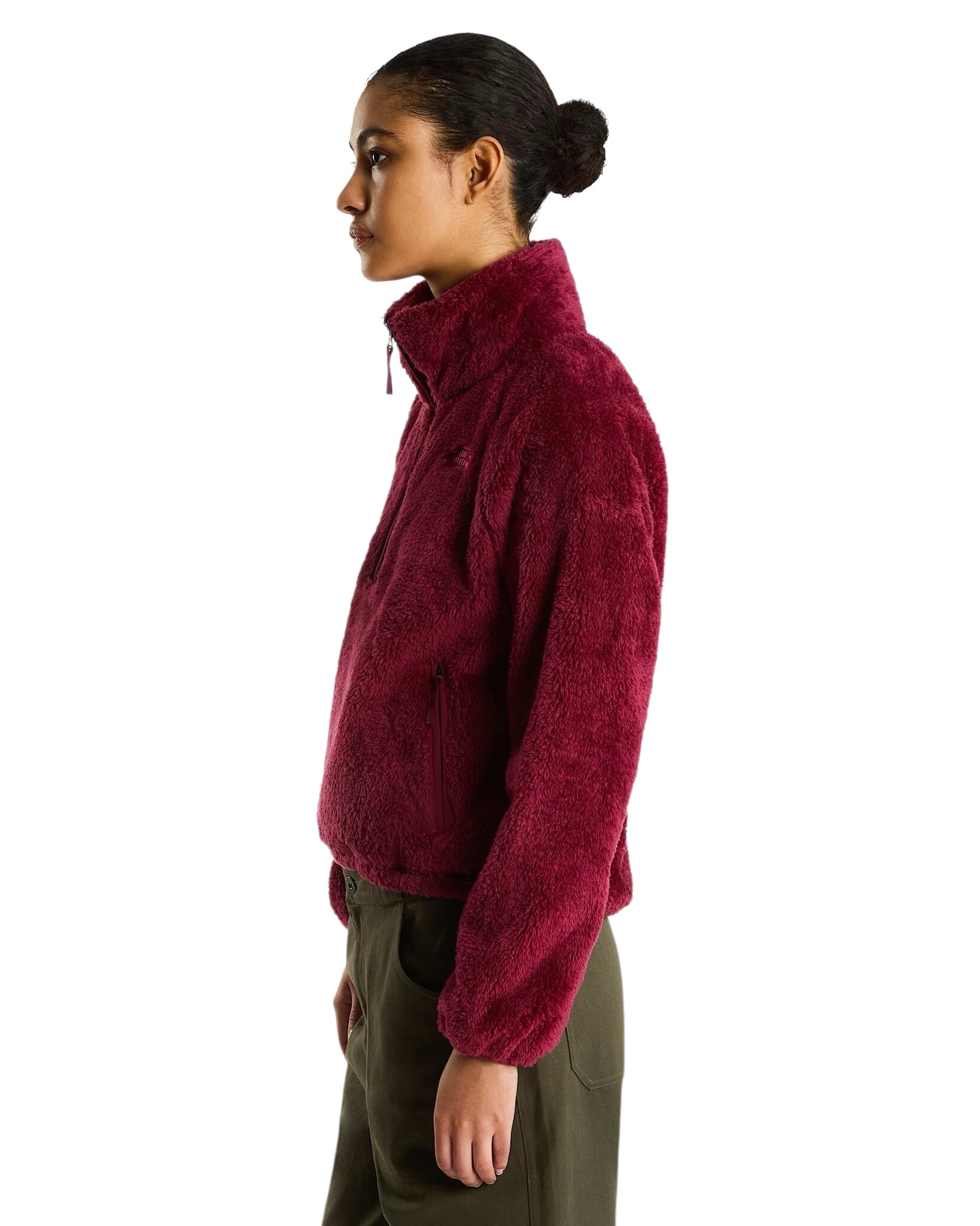 The North Face W' Osito Evolve 1/2 Zip Jacket - Burgundy Crush