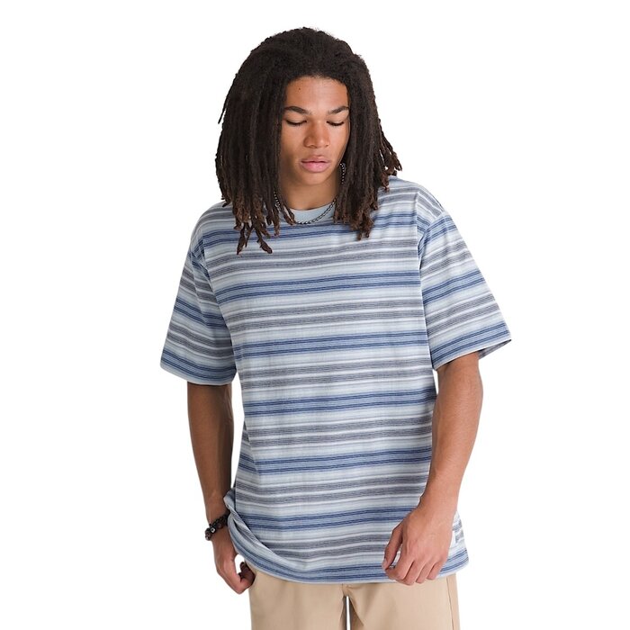 Vans Stripe Ringer Loose S/S Tee - Soft Slate
