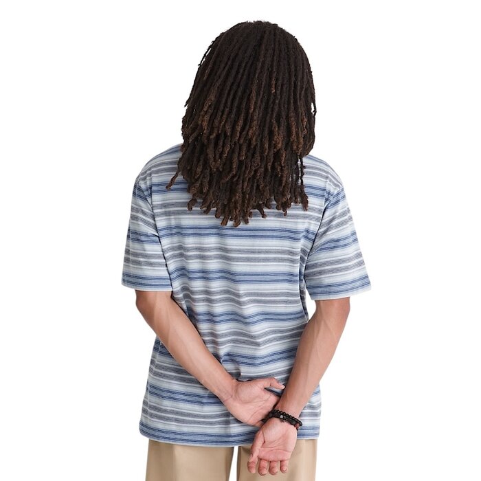 Vans Stripe Ringer Loose S/S Tee - Soft Slate