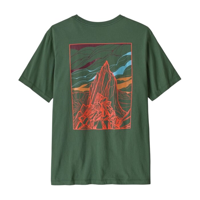 Patagonia M's Cloud Crag T-Shirt - Canopy Green