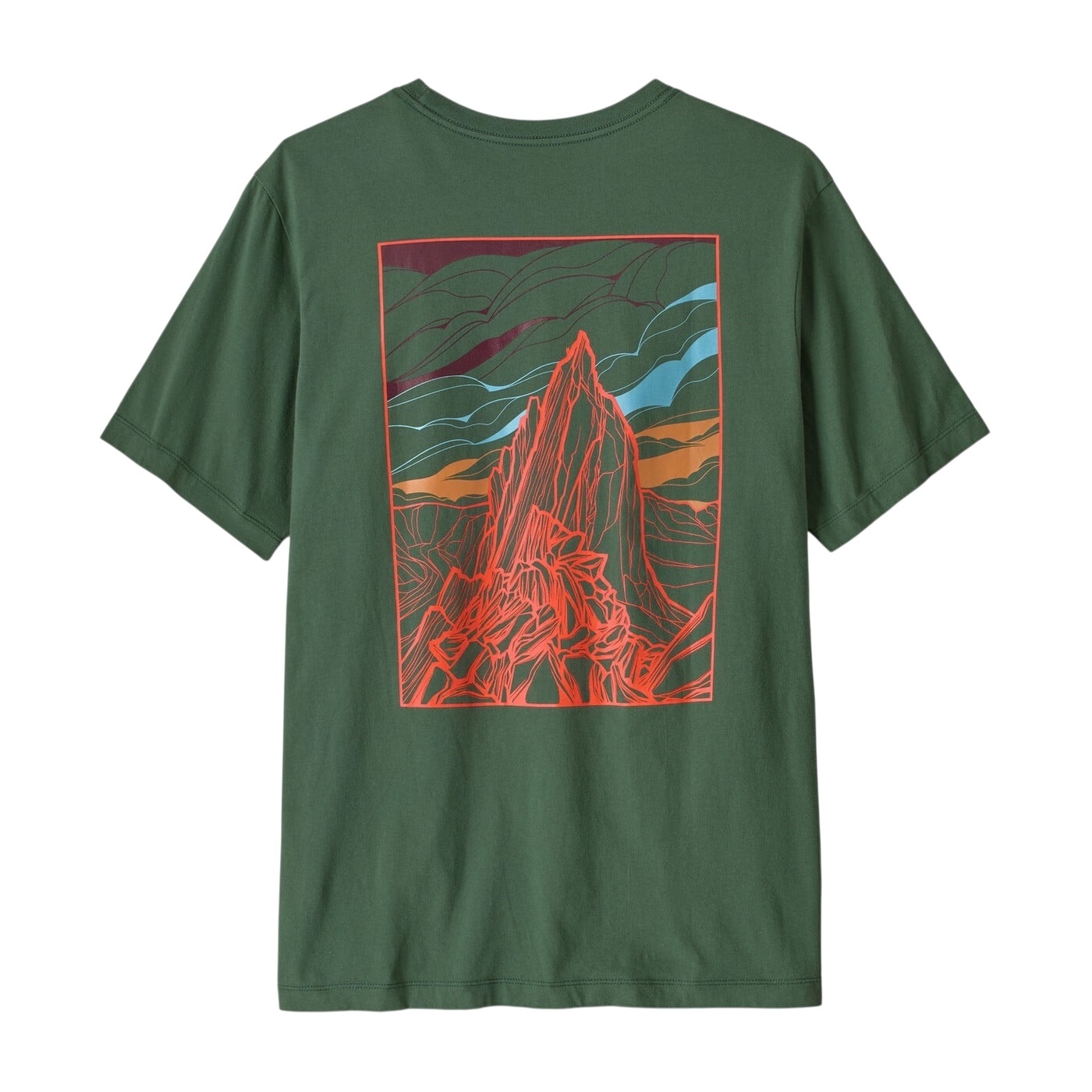Patagonia M's Cloud Crag T-Shirt - Canopy Green