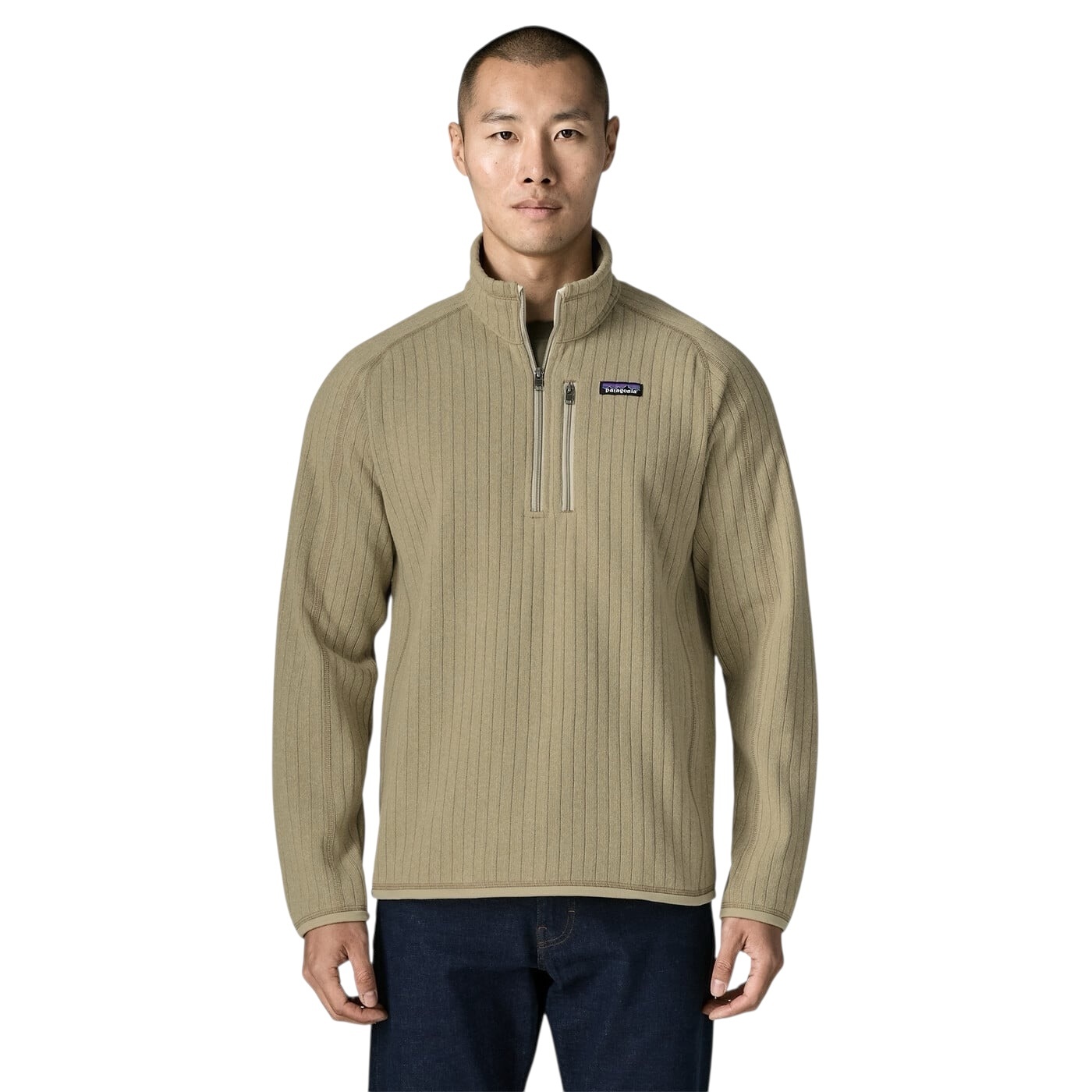 Patagonia M's Better Sweater 1/4 Zip - Weathered Stone Rib Knit