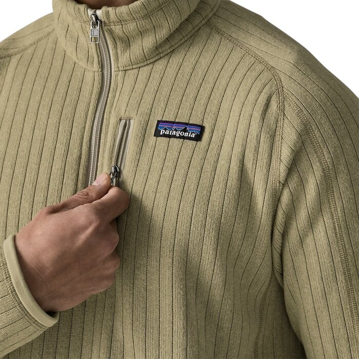 Patagonia M's Better Sweater 1/4 Zip - Weathered Stone Rib Knit