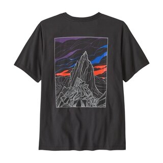 Patagonia M's Cloud Crag T-Shirt - Black