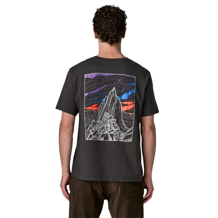 Patagonia M's Cloud Crag T-Shirt - Black