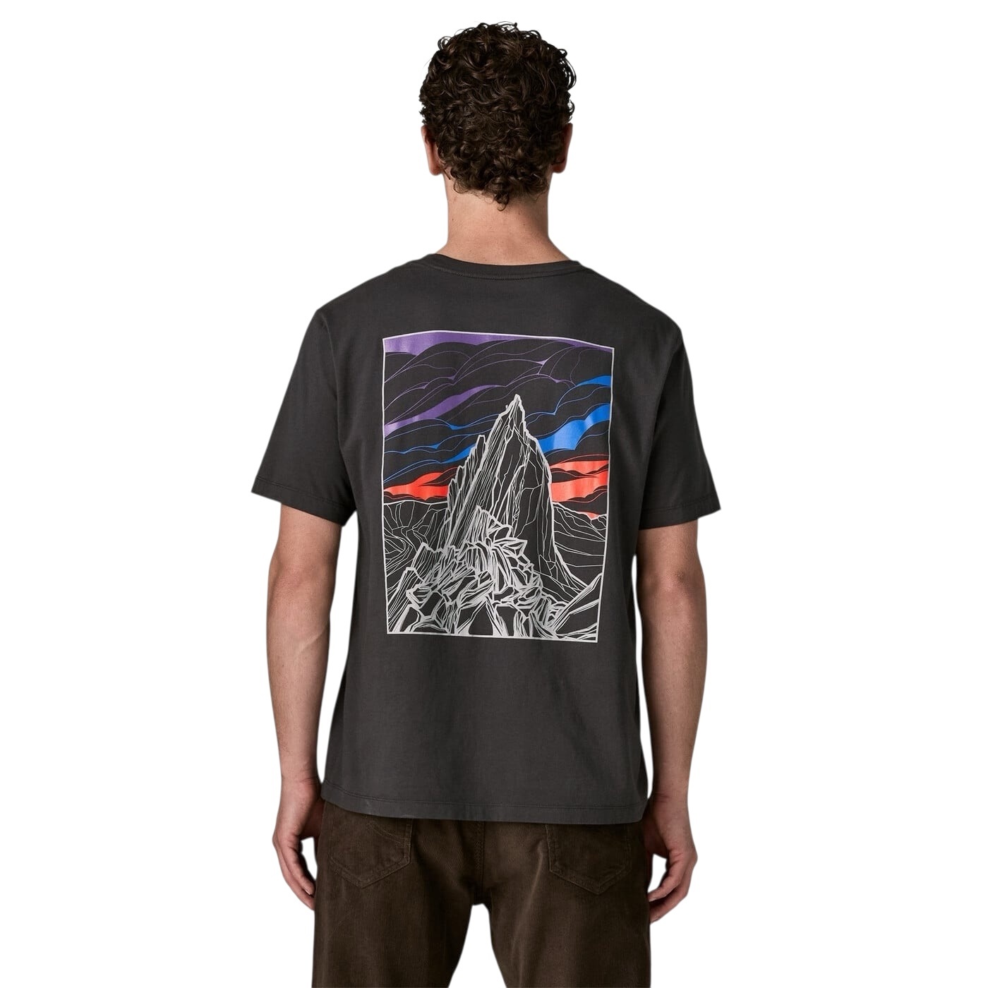Patagonia M's Cloud Crag T-Shirt - Black