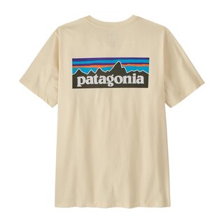 Patagonia M's P-6 Logo T-Shirt - Undyed Natural