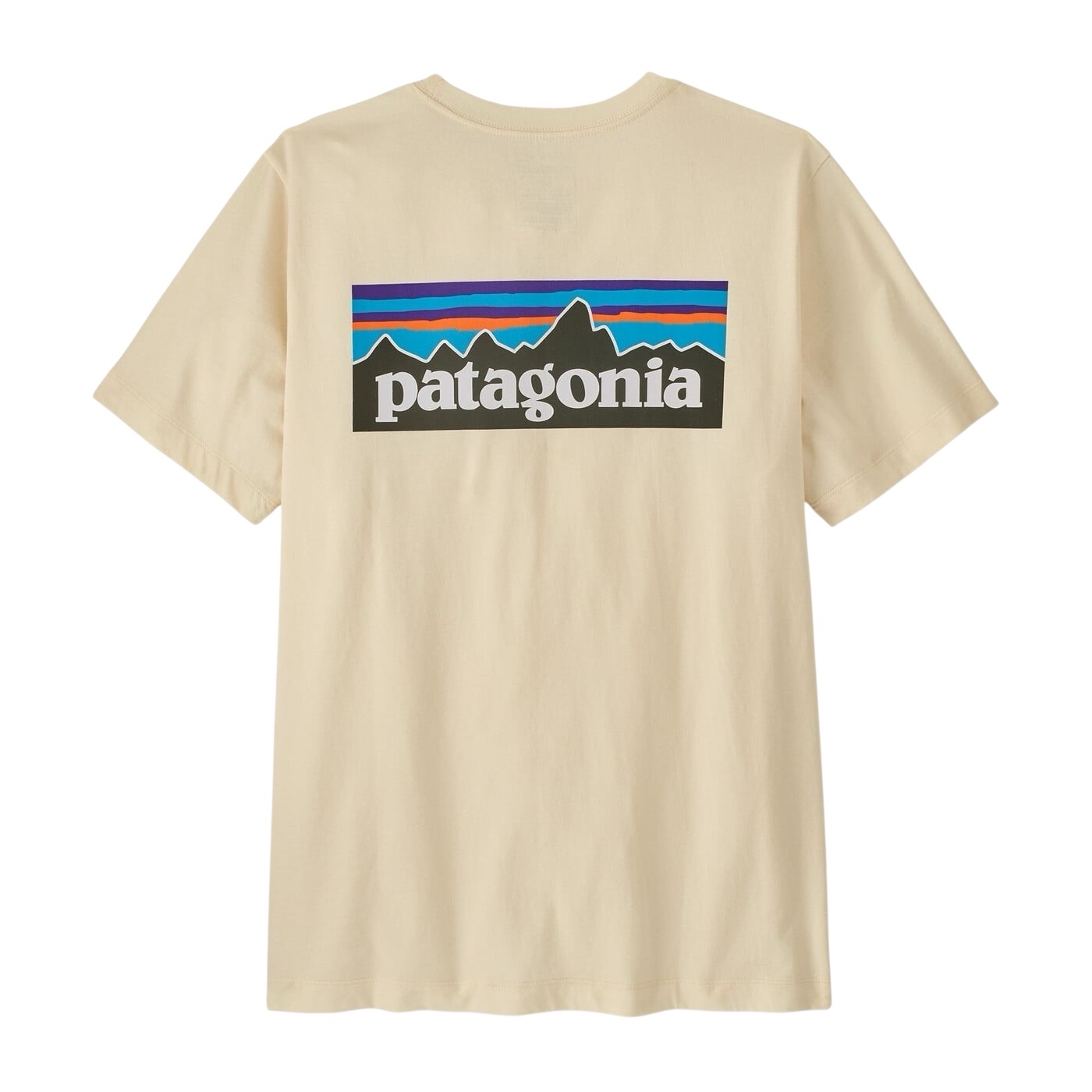 Patagonia M's P-6 Logo T-Shirt - Undyed Natural