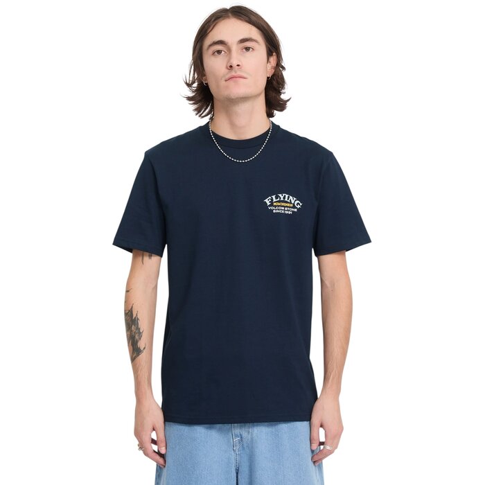 Volcom Flying Machine S/S T-Shirt - Marine