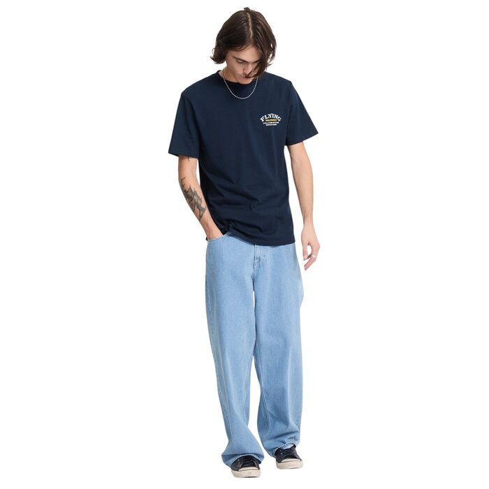 Volcom Flying Machine S/S T-Shirt - Marine