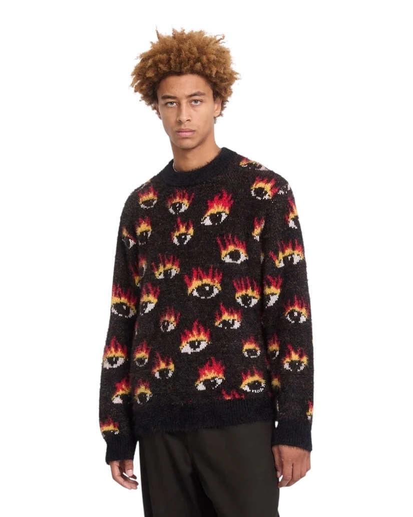 Volcom Ozzy Sweater Eyes - Black