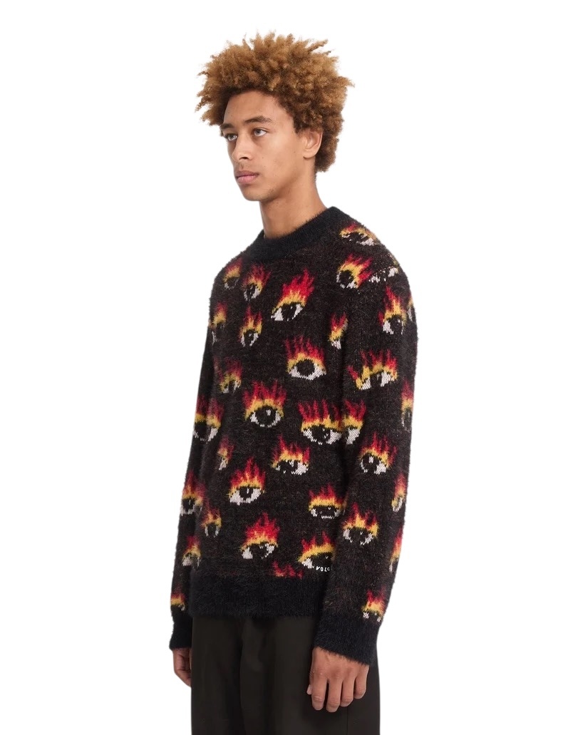 Volcom Ozzy Sweater Eyes - Black