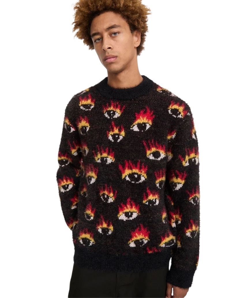 Volcom Ozzy Sweater Eyes - Black