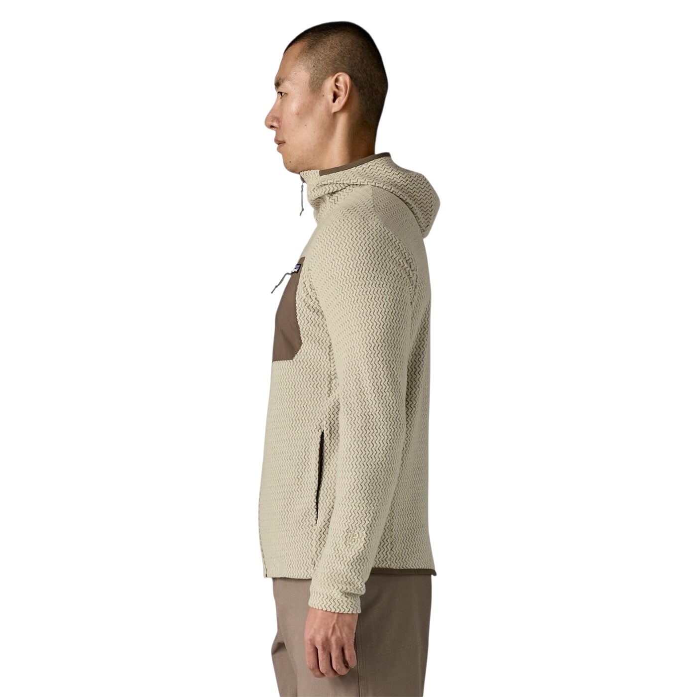 Patagonia M's R1 Air Full Zip Hoody - Pelican