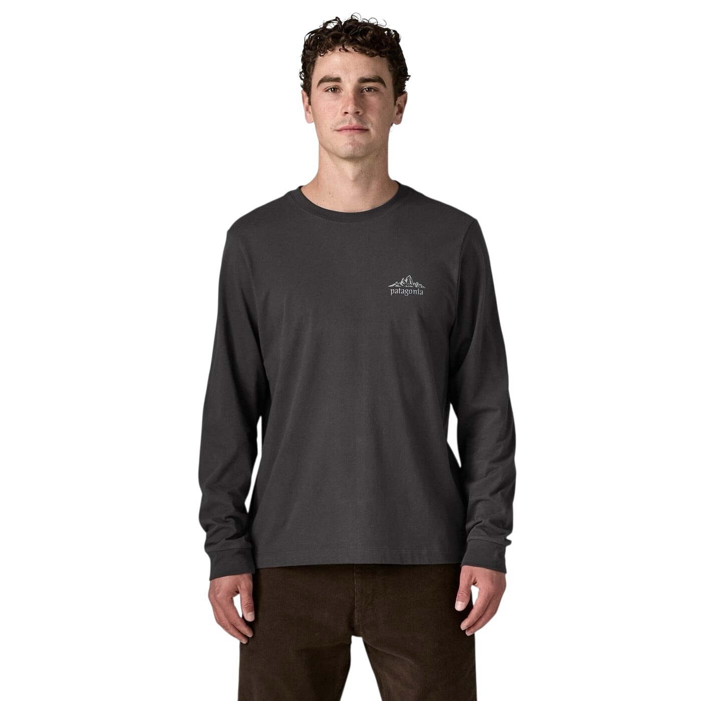 Patagonia M's L/S Cloud Crag T-Shirt - Undyed Natural