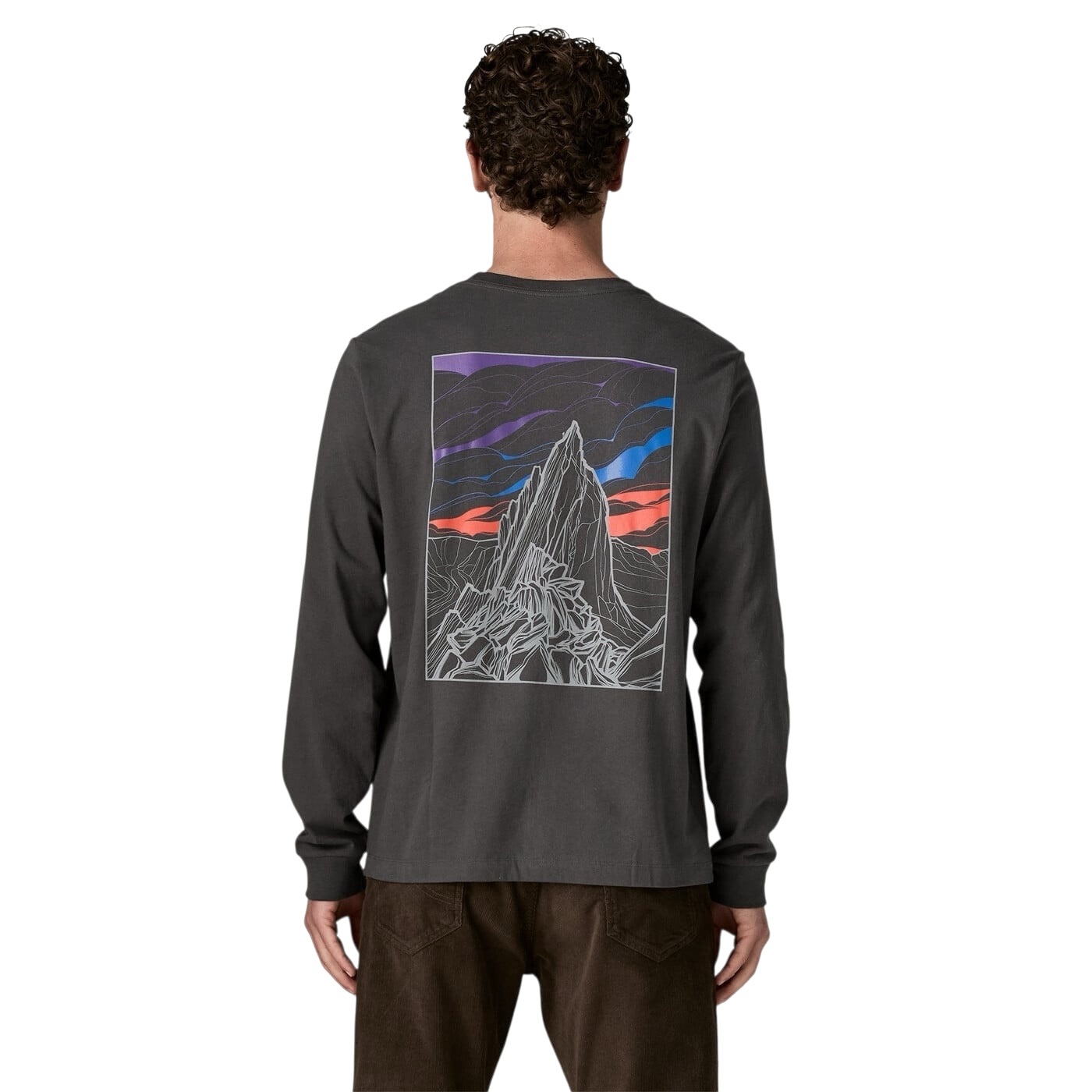Patagonia M's L/S Cloud Crag T-Shirt - Undyed Natural