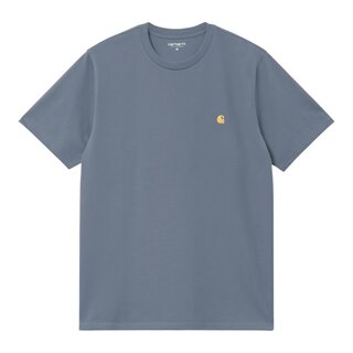 Carhartt WIP S/S Chase T-Shirt - Icesheet/Gold