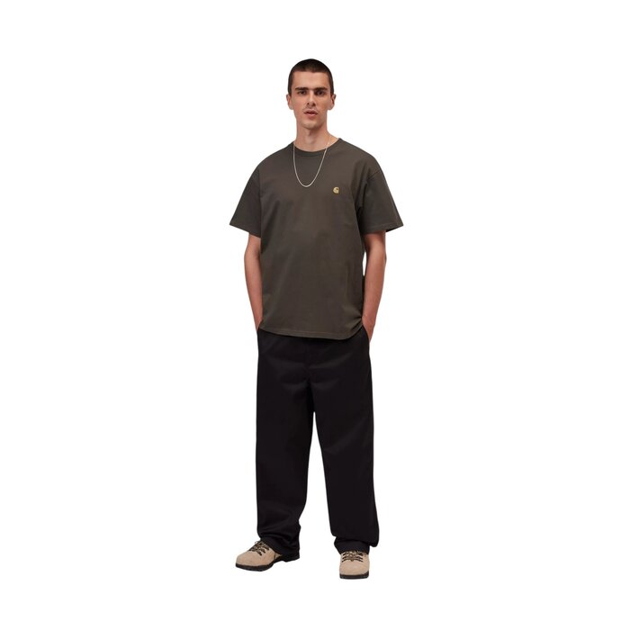 Carhartt WIP S/S Chase T-Shirt - Shungite/Gold