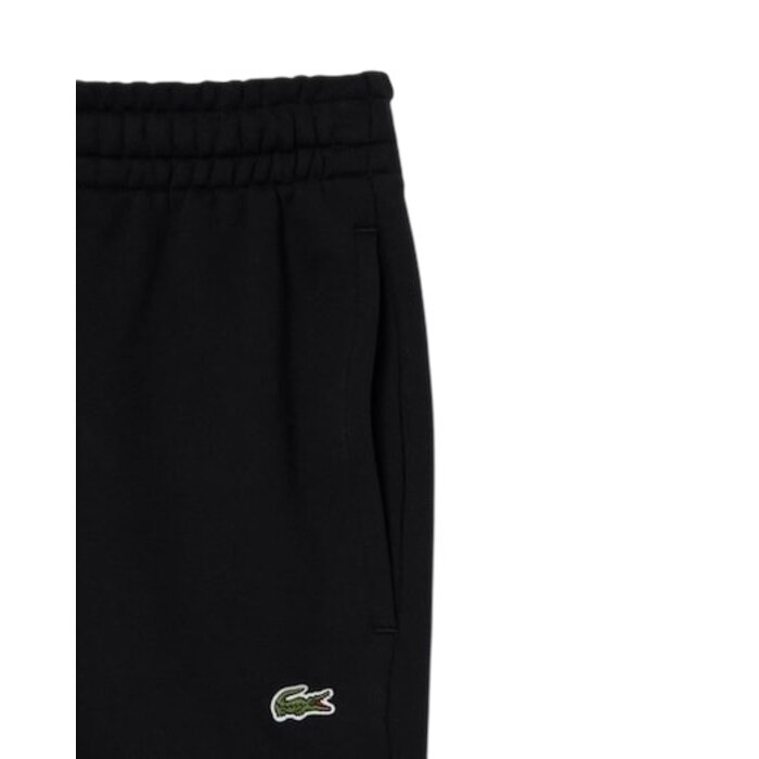 Lacoste Pantalon de survêtement molleton relaxed fit - Noir