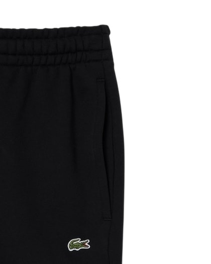 Lacoste Pantalon de survêtement molleton relaxed fit - Noir