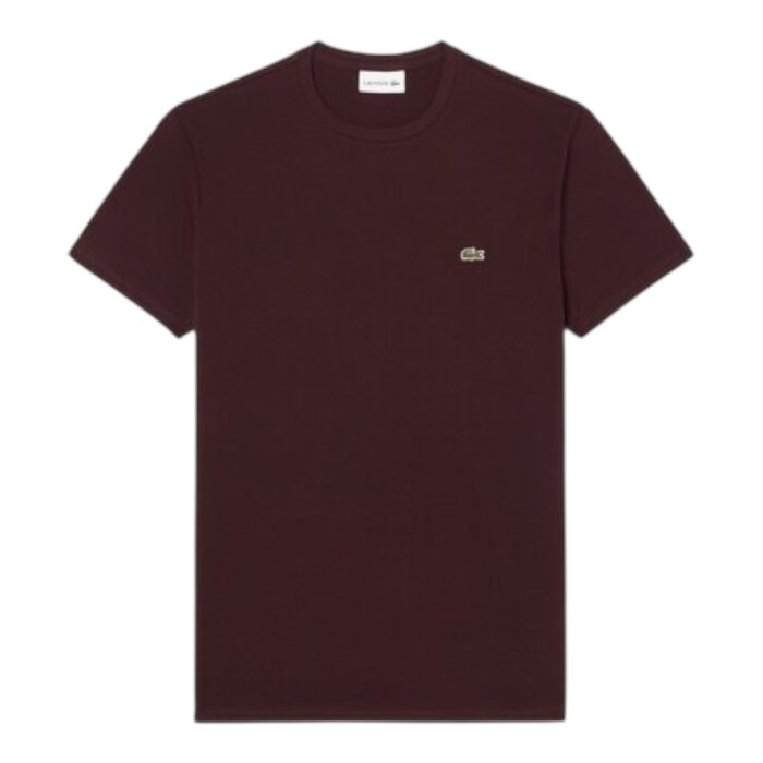 Lacoste T-shirt coton Pima léger - Marron