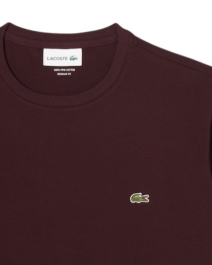 Lacoste T-shirt coton Pima léger - Marron