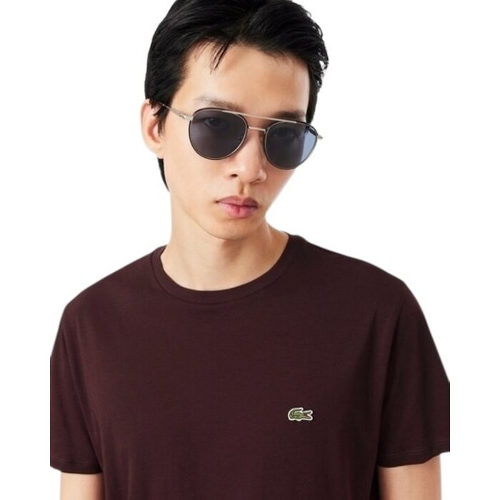 Lacoste T-shirt coton Pima léger - Marron