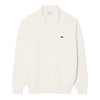 Pull col polo fabriqué en France - Blanc
