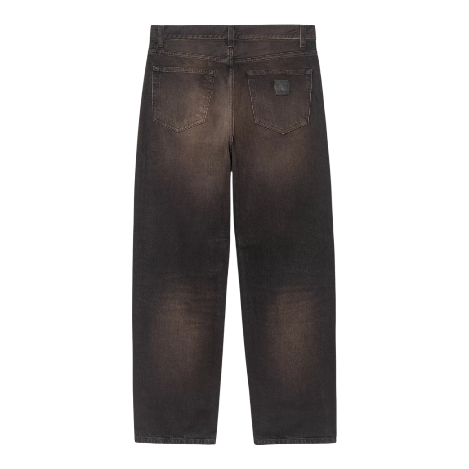 Carhartt WIP Aaron Pant - Black (Tobacco Used Wash)