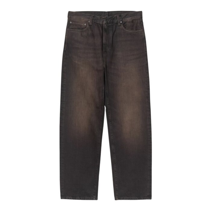 Carhartt WIP Aaron Pant - Black (Tobacco Used Wash)