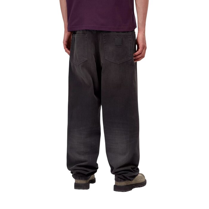 Carhartt WIP Aaron Pant - Black (Tobacco Used Wash)