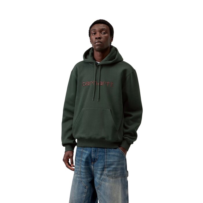 Carhartt WIP Hooded Carhartt Sweat - Dark Navy/Dark Scarab
