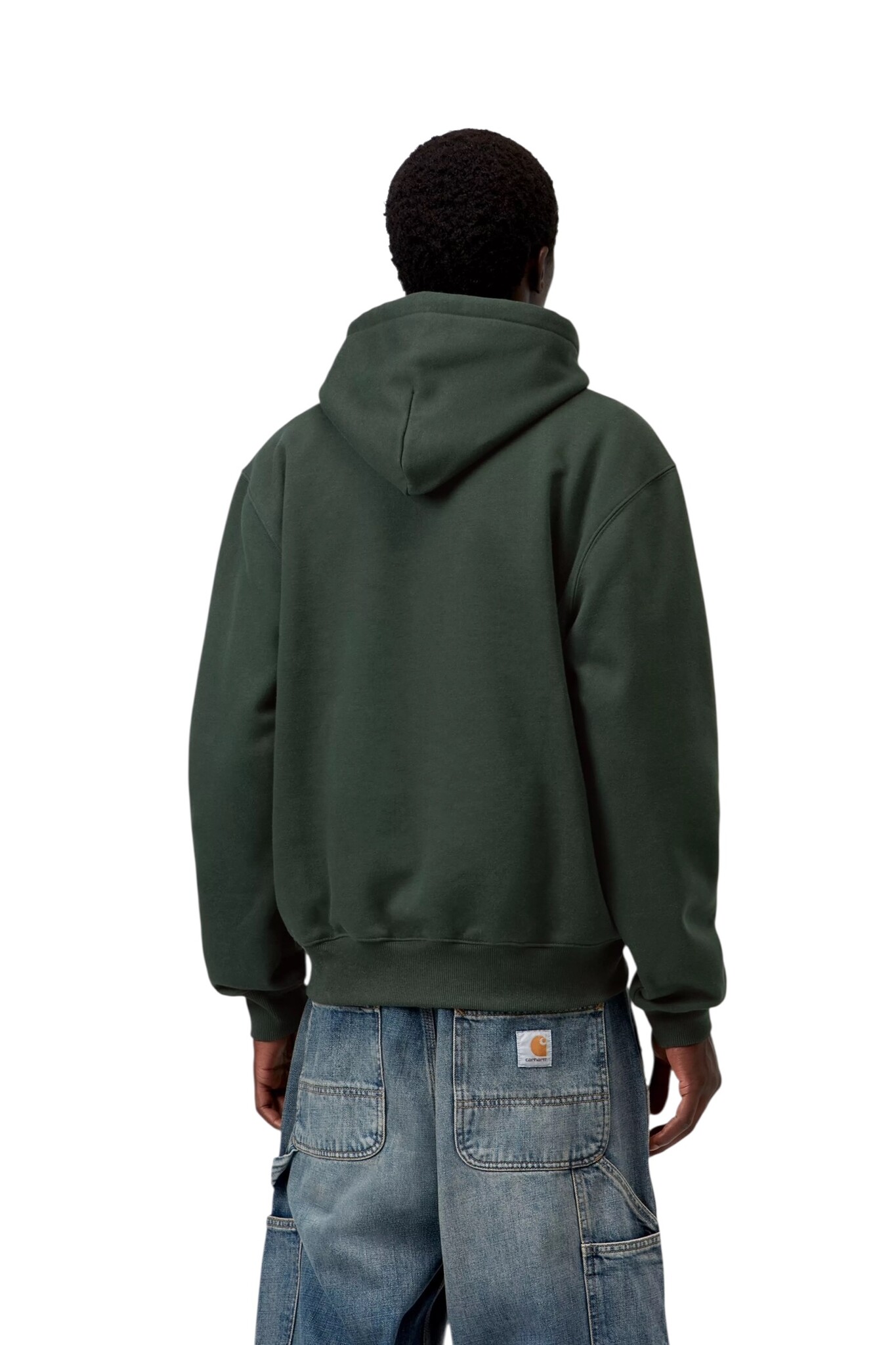 Carhartt WIP Hooded Carhartt Sweat - Dark Navy/Dark Scarab