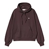 W' Hooded Casey Sweat - Palisander/Silver