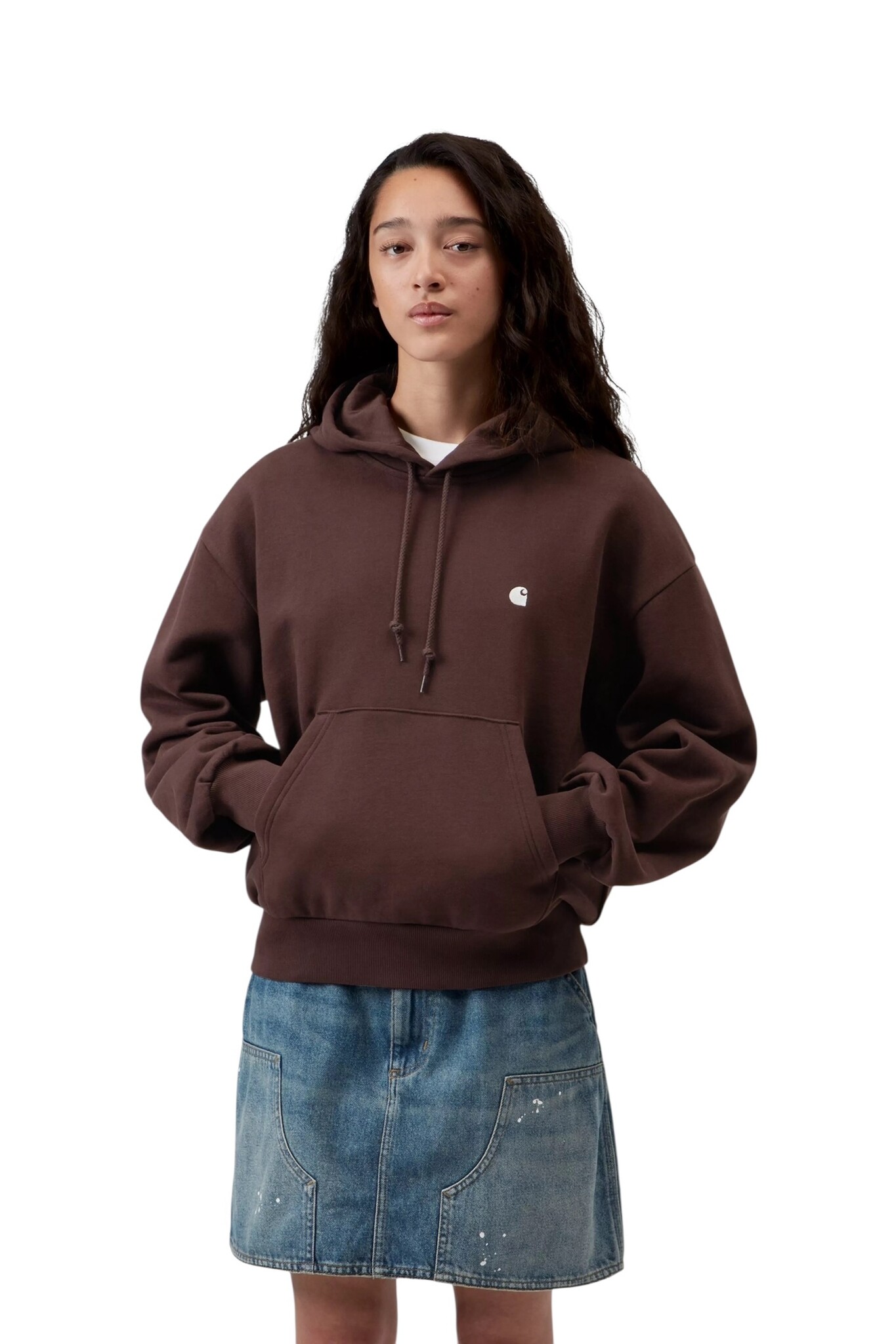 Carhartt WIP W' Hooded Casey Sweat - Palisander/Silver