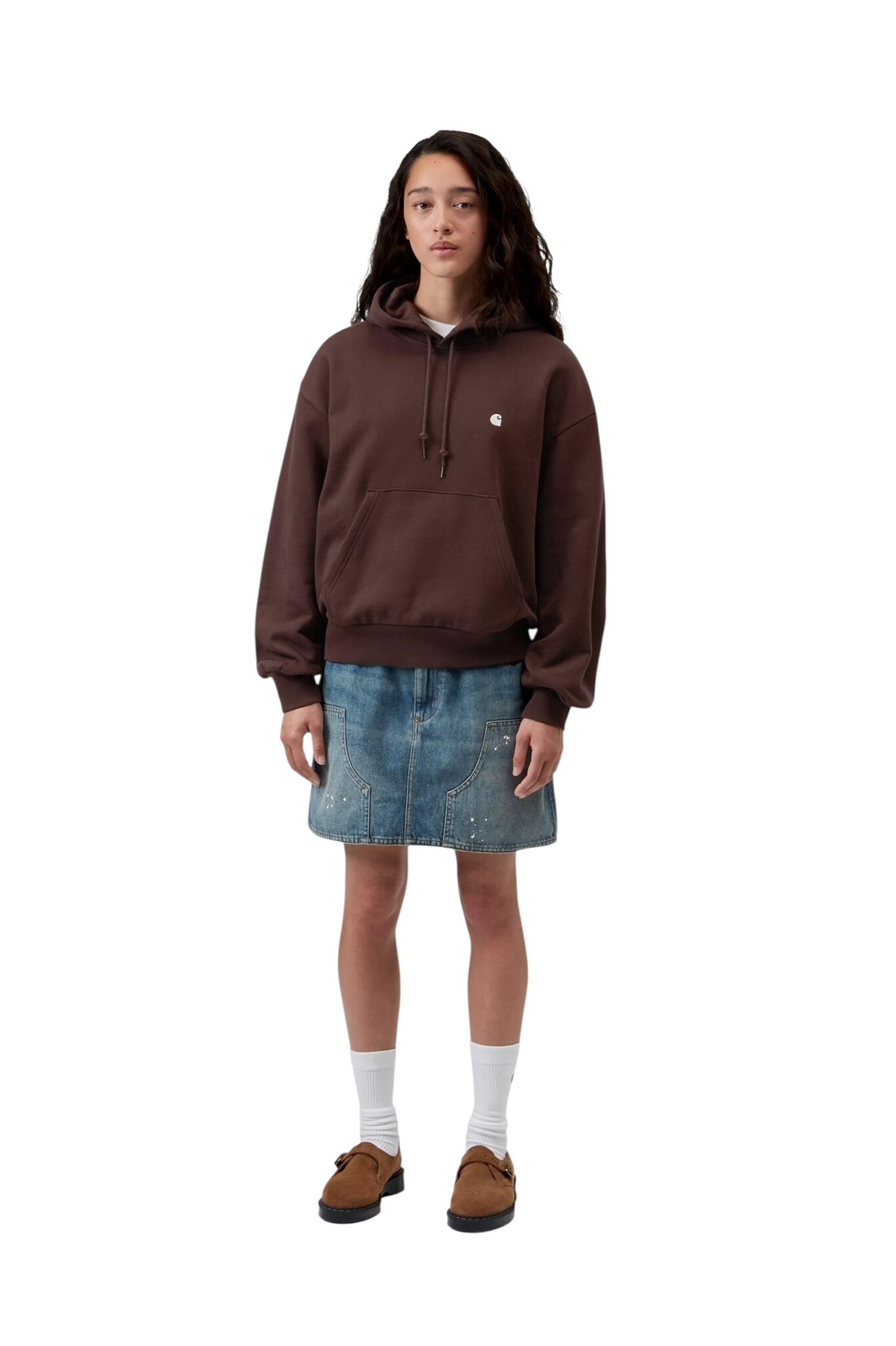 Carhartt WIP W' Hooded Casey Sweat - Palisander/Silver