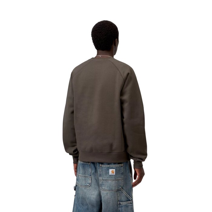 Carhartt WIP Chase Sweat - Shungite/Gold