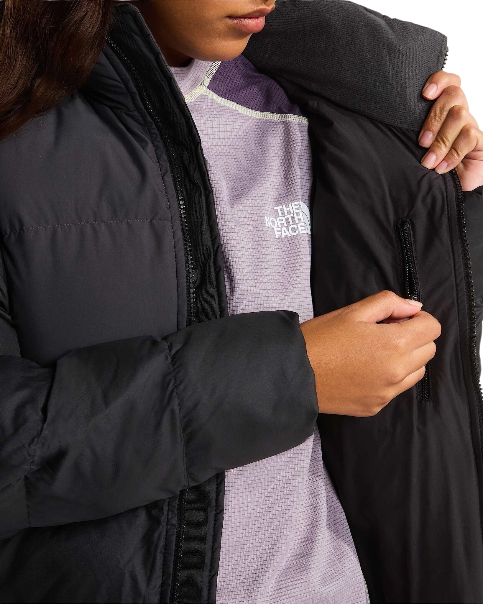 The North Face W' Saikuru Jacket - Black/Asphalt Grey