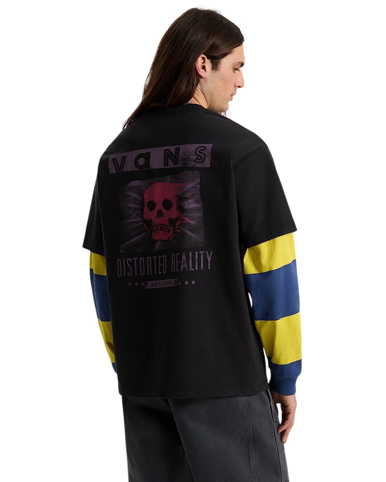 Vans Distorted Reality S/S T-Shirt - Black