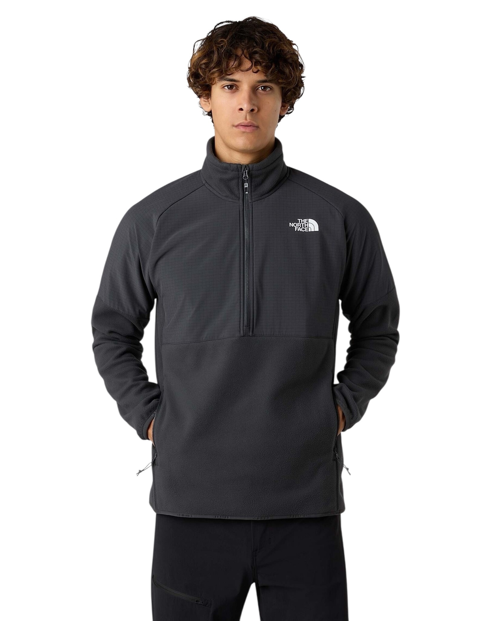 The North Face M' Glacier Heavyweight 1/2 Zip - Asphalt Grey/Asphalt Grey