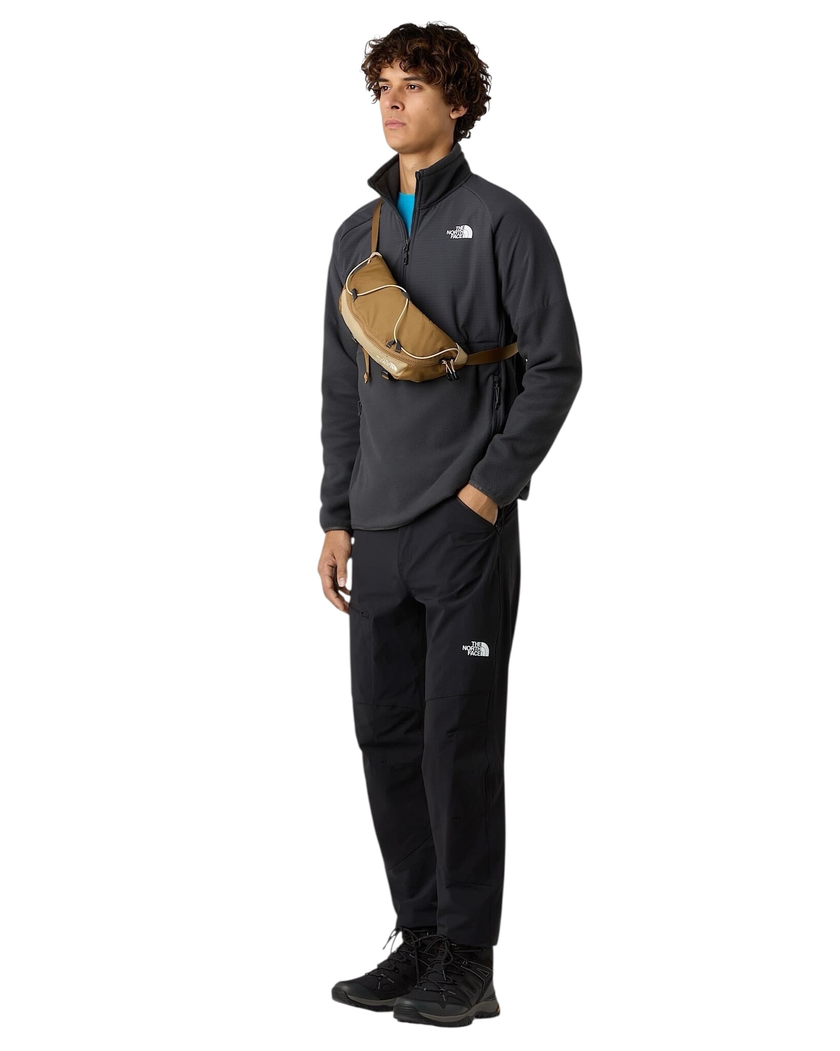 The North Face M' Glacier Heavyweight 1/2 Zip - Asphalt Grey/Asphalt Grey